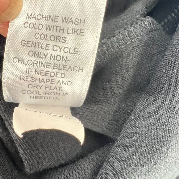 J.Jill 3X Wearever Black Polka Dot Midi Dress Notch V-Neck Short Sleeve - Picture 9 of 12